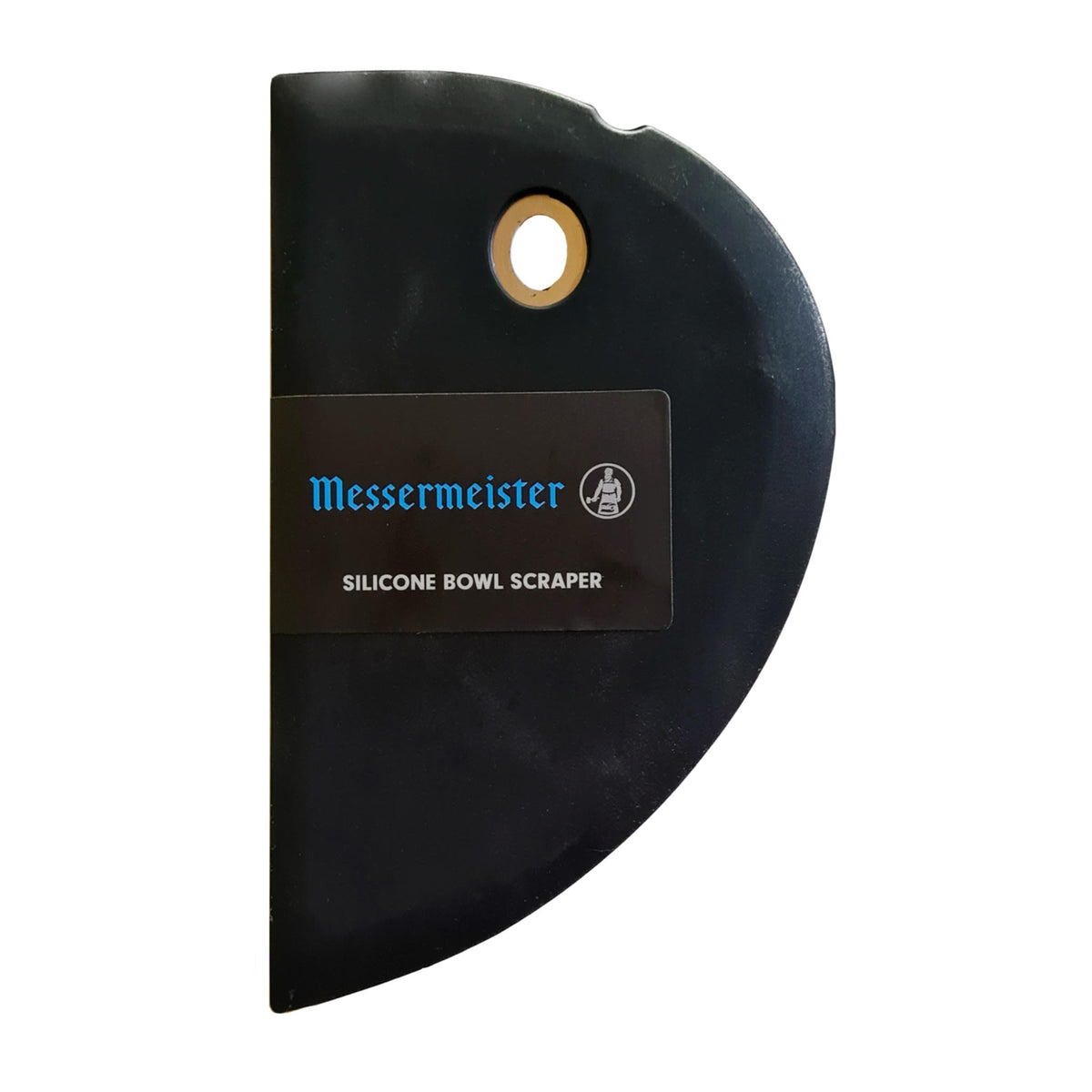 Messermeister Silicone Bowl Scraper Black