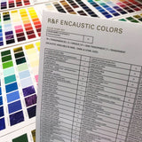 R&F Hand Painted Colour Chart