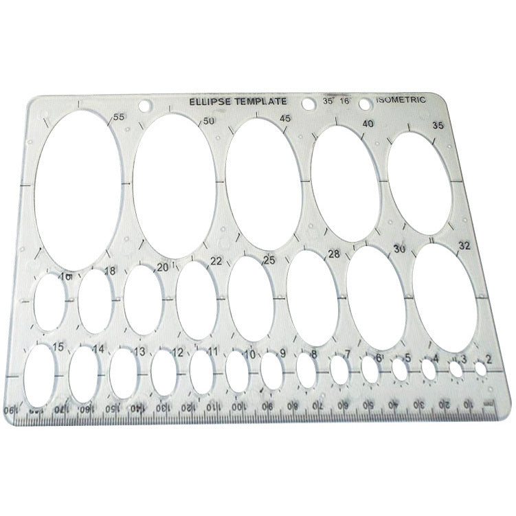 Elips Ruler Buy Ellipse Template Online – Waxy Art Supplies