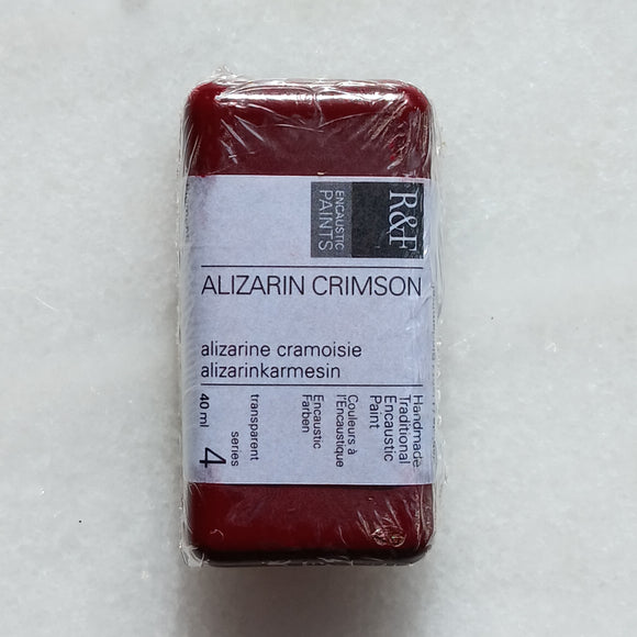 Discontinued R&F Encaustic paint Alizarin Crimson