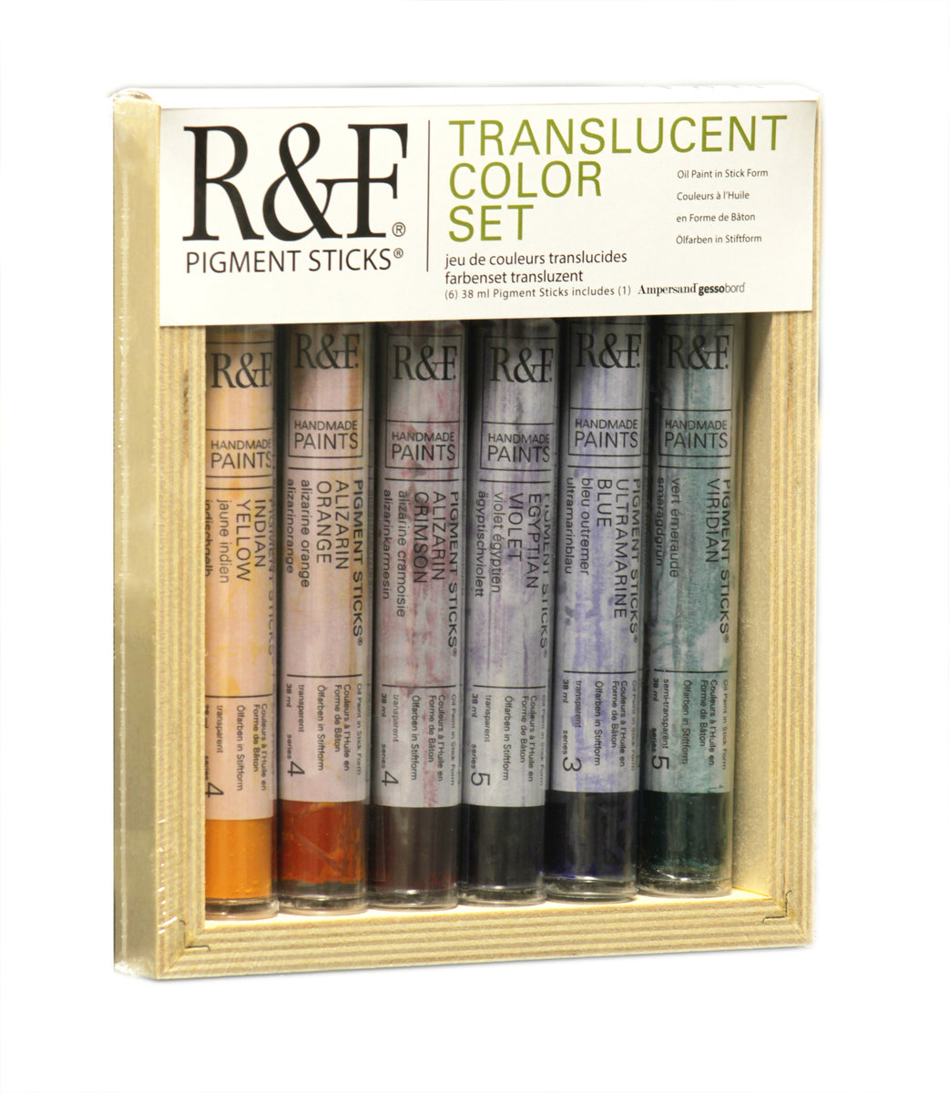 Buy R&F PIGMENT STICKS - Translucent Color Set Online – Waxy Art Supplies