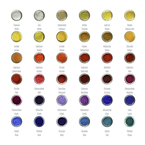 Langridge Dry Ground Pigment (120ml) - Click to see full range of colours