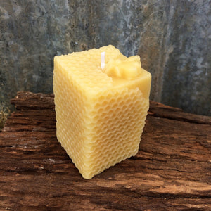 Honeycomb Bee Pillar Candle